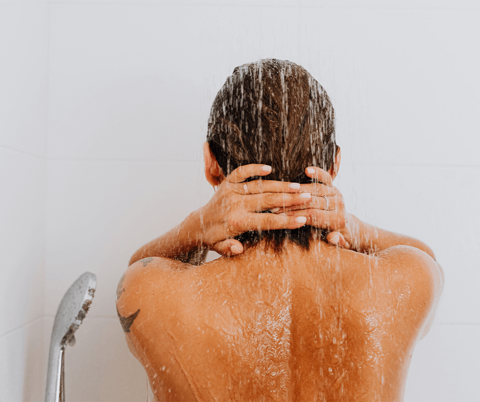 Woman taking a shower. Image credit: Karolina Grabowska