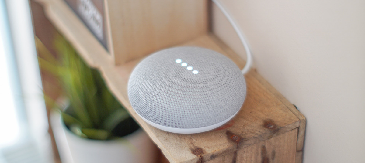 Smart speaker on a display shelf. Image credit John Tekeridis